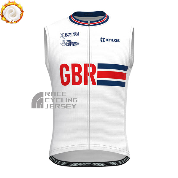 2023 United Kingdom Fleece Sleeveless Cycling Jersey