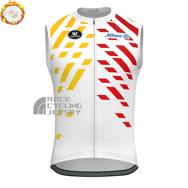 Belgium Allianz Fleece Sleeveless Cycling Jersey
