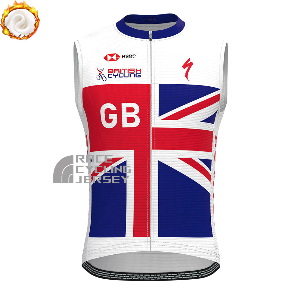 GB Fleece Sleeveless Cycling Jersey