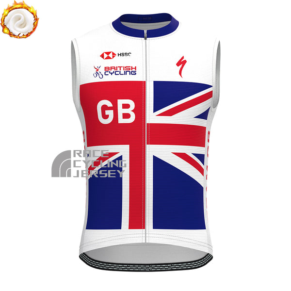 GB Fleece Sleeveless Cycling Jersey