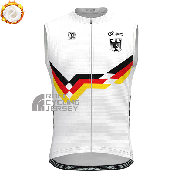 SKODA Germany Fleece Sleeveless Cycling Jersey
