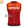 ESPANA Red Fleece Sleeveless Cycling Jersey