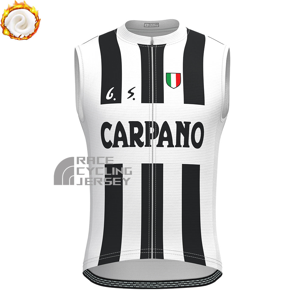 CARPANO Fleece Sleeveless Cycling Jersey