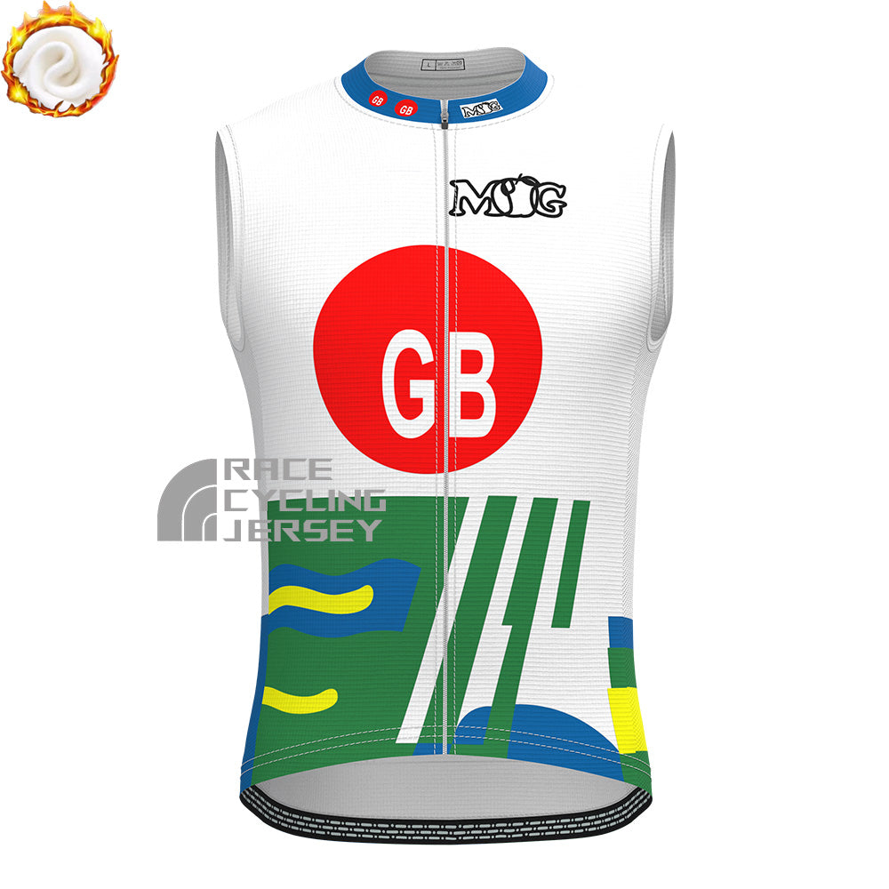 1992 GB Fleece Sleeveless Cycling Jersey