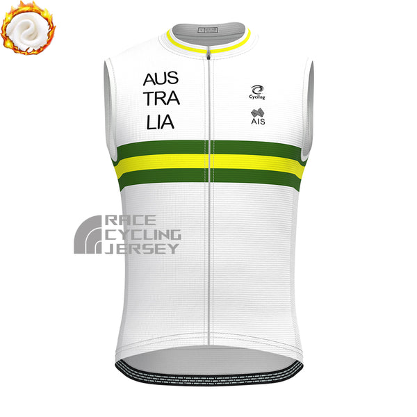 2018 AUS Fleece Sleeveless Cycling Jersey
