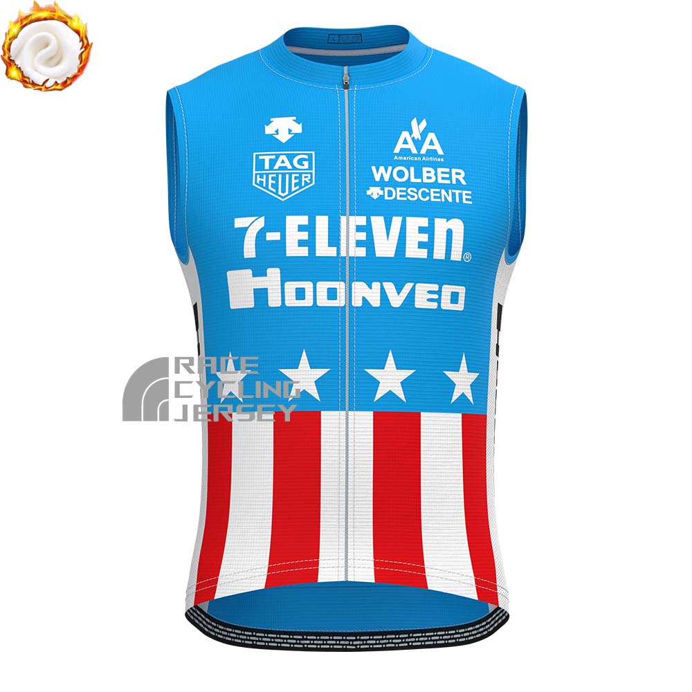 1987 7-Eleven Fleece Sleeveless Cycling Jersey