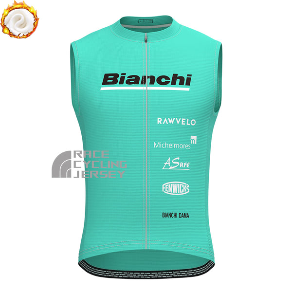 2021 Bianchi Fleece Sleeveless Cycling Jersey