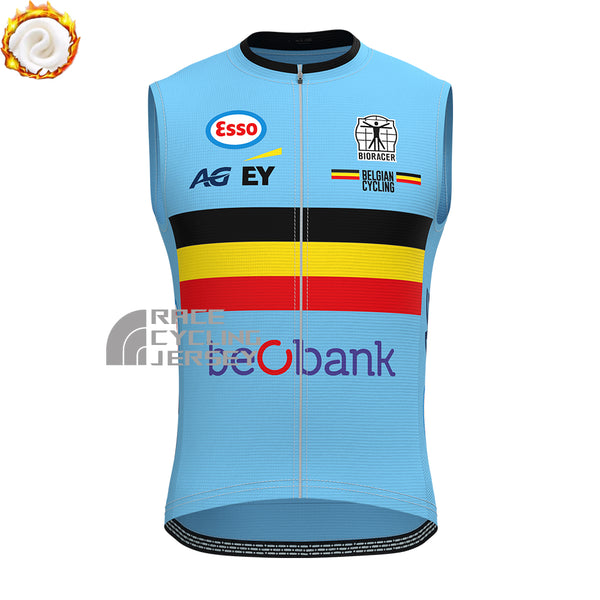 2024 Belgium Fleece Sleeveless Cycling Jersey