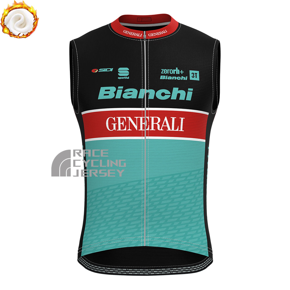 Generali Bianchi Fleece Sleeveless Cycling Jersey