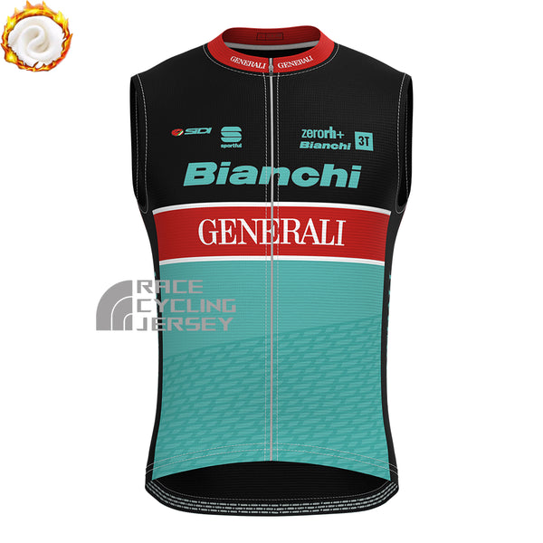 Generali Bianchi Fleece Sleeveless Cycling Jersey