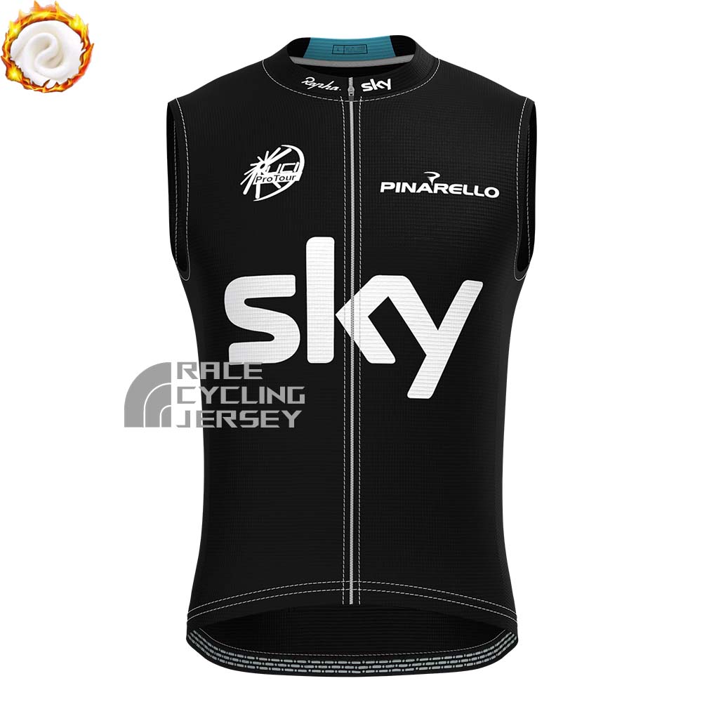 2015 SKY Fleece Sleeveless Cycling Jersey