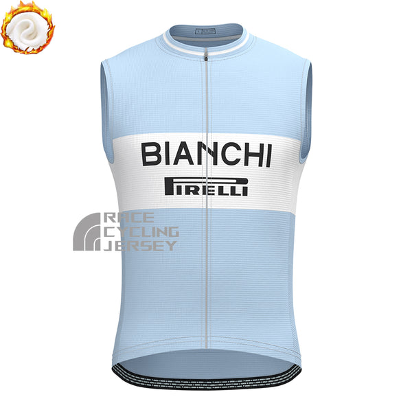 Bianchi PIRELLI Fleece Sleeveless Cycling Jersey