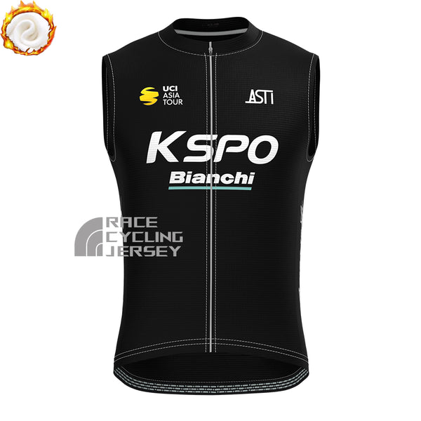 2018 Bianchi Fleece Sleeveless Cycling Jersey