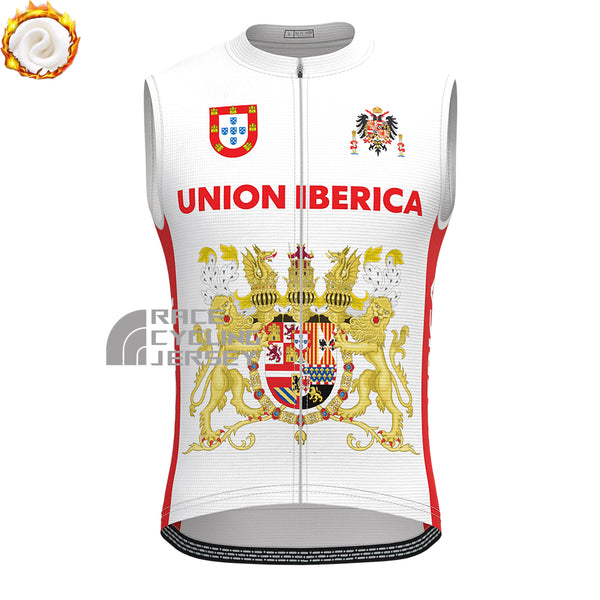 UNION IBERICA Fleece Sleeveless Cycling Jersey
