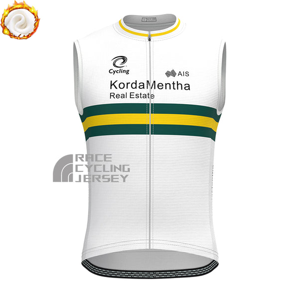 2019 Australia Fleece Sleeveless Cycling Jersey