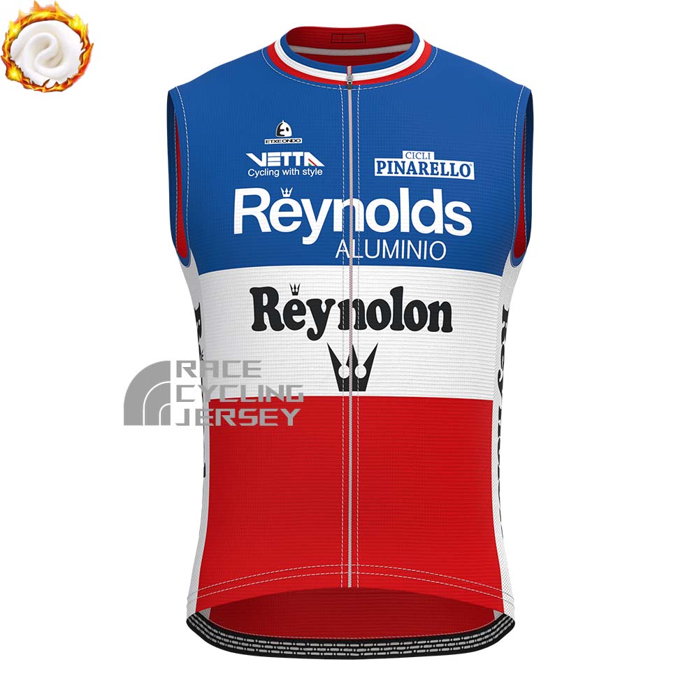 1986 Reynolds Reynolon Fleece Sleeveless Cycling Jersey