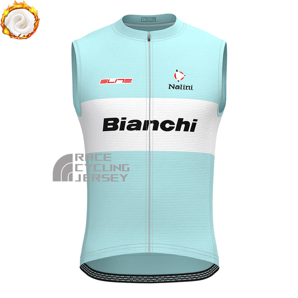 2003 Bianchi Fleece Sleeveless Cycling Jersey
