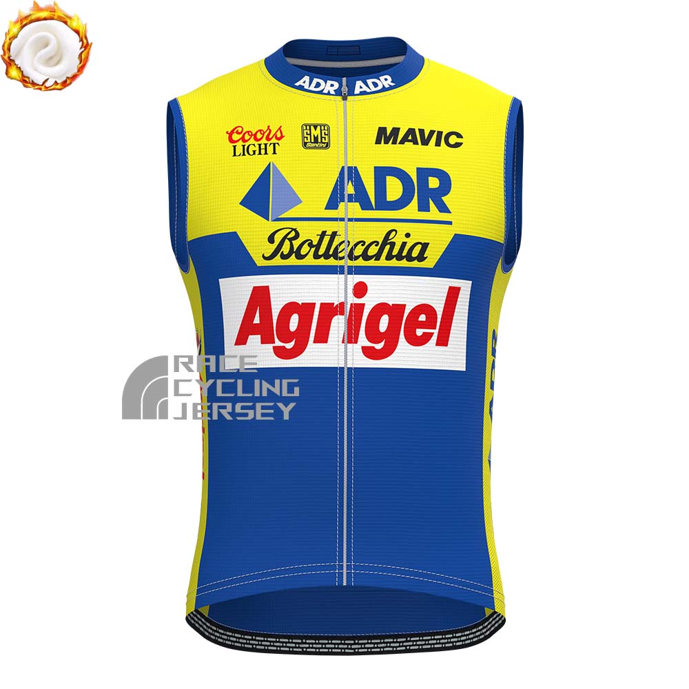 1989 Agrigel Fleece Sleeveless Cycling Jersey
