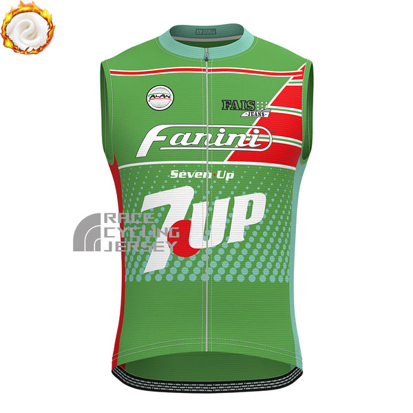 7UP Fleece Sleeveless Cycling Jersey