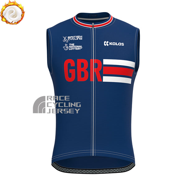 GBR Fleece Sleeveless Cycling Jersey