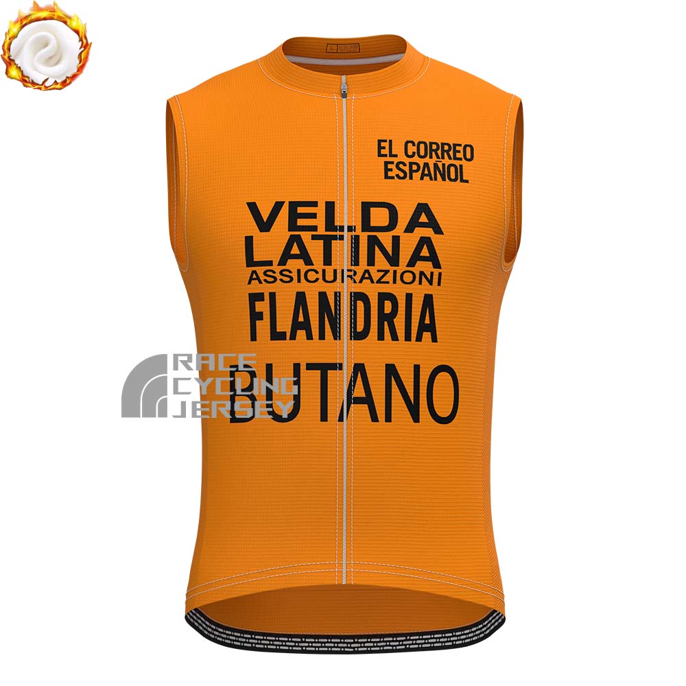 1977 Flandria Fleece Sleeveless Cycling Jersey