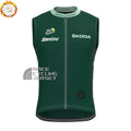 Tour de France Green Fleece Sleeveless Cycling Jersey
