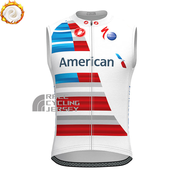 AMERICAN Fleece Sleeveless Cycling Jersey
