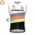 Germany Fleece Sleeveless Cycling Jersey