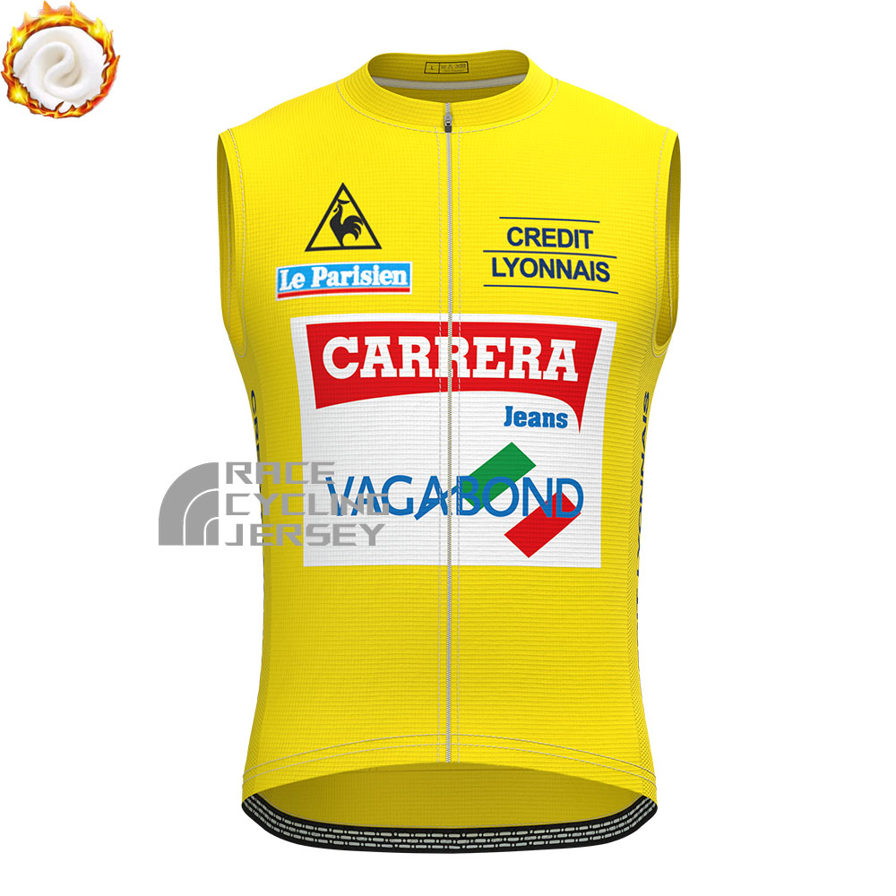 1987 Carrera Fleece Sleeveless Cycling Jersey