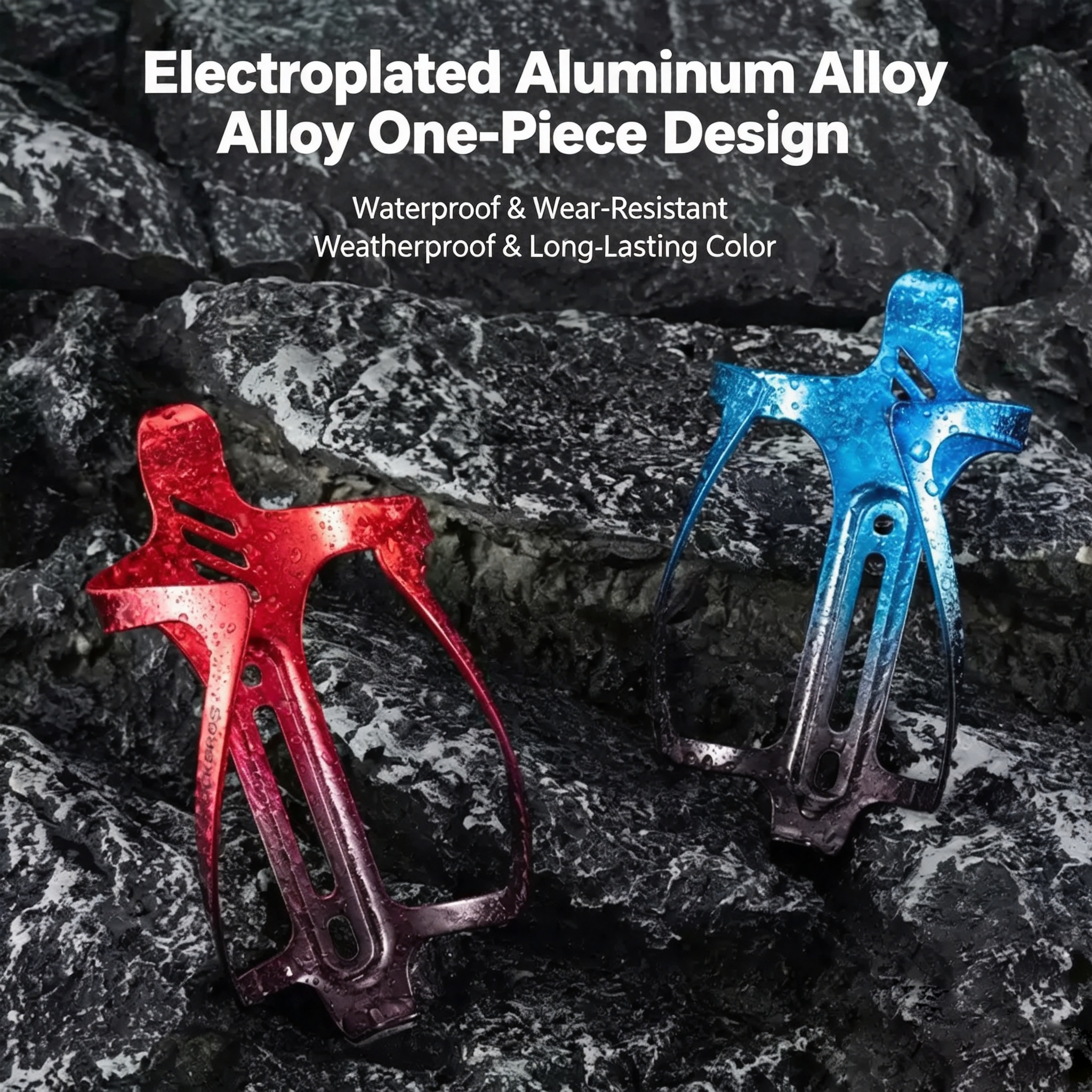 Color‑Shift Aluminum MTB Water Bottle Mount