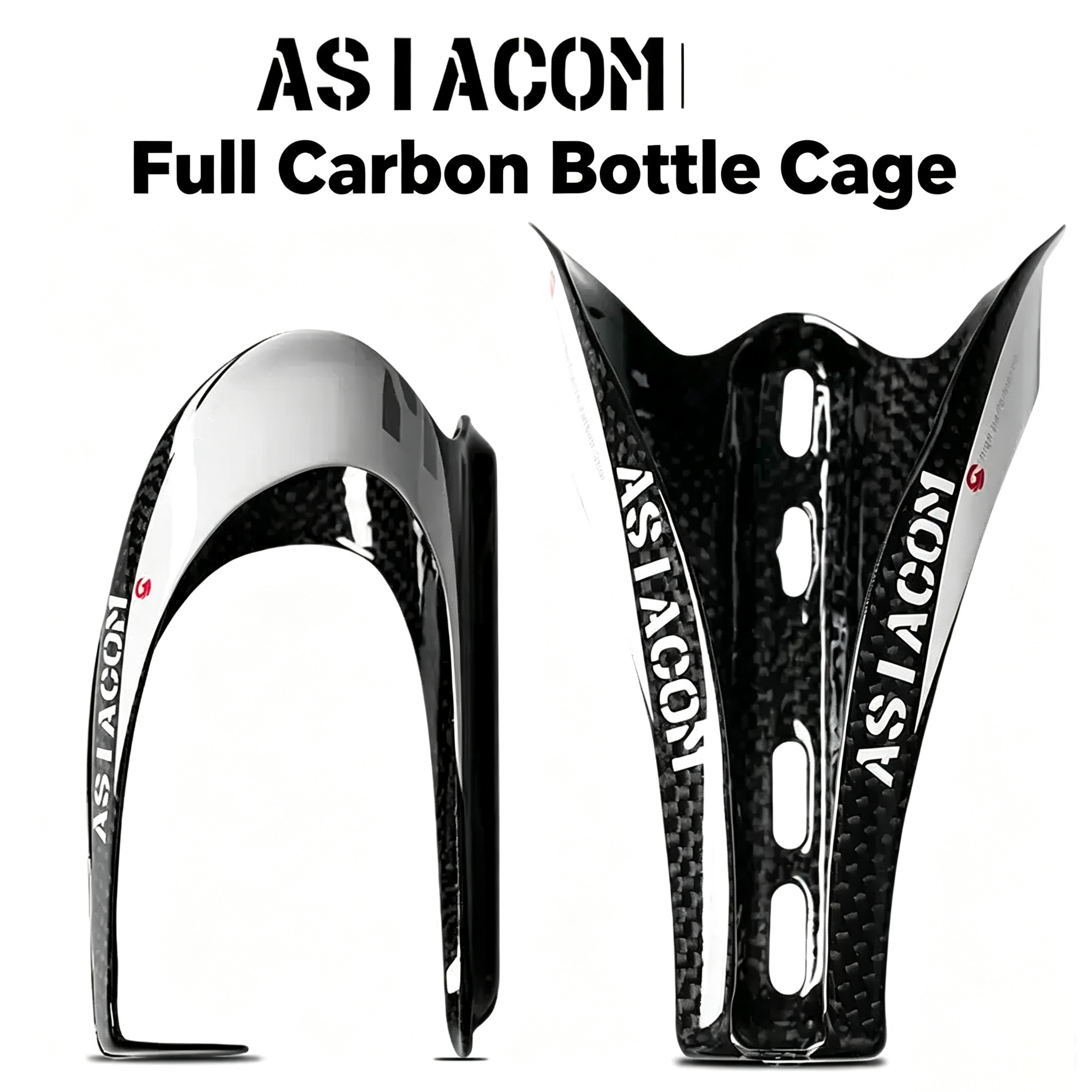 Race‑Style ASIACOM Full Fibre Carbon Cage