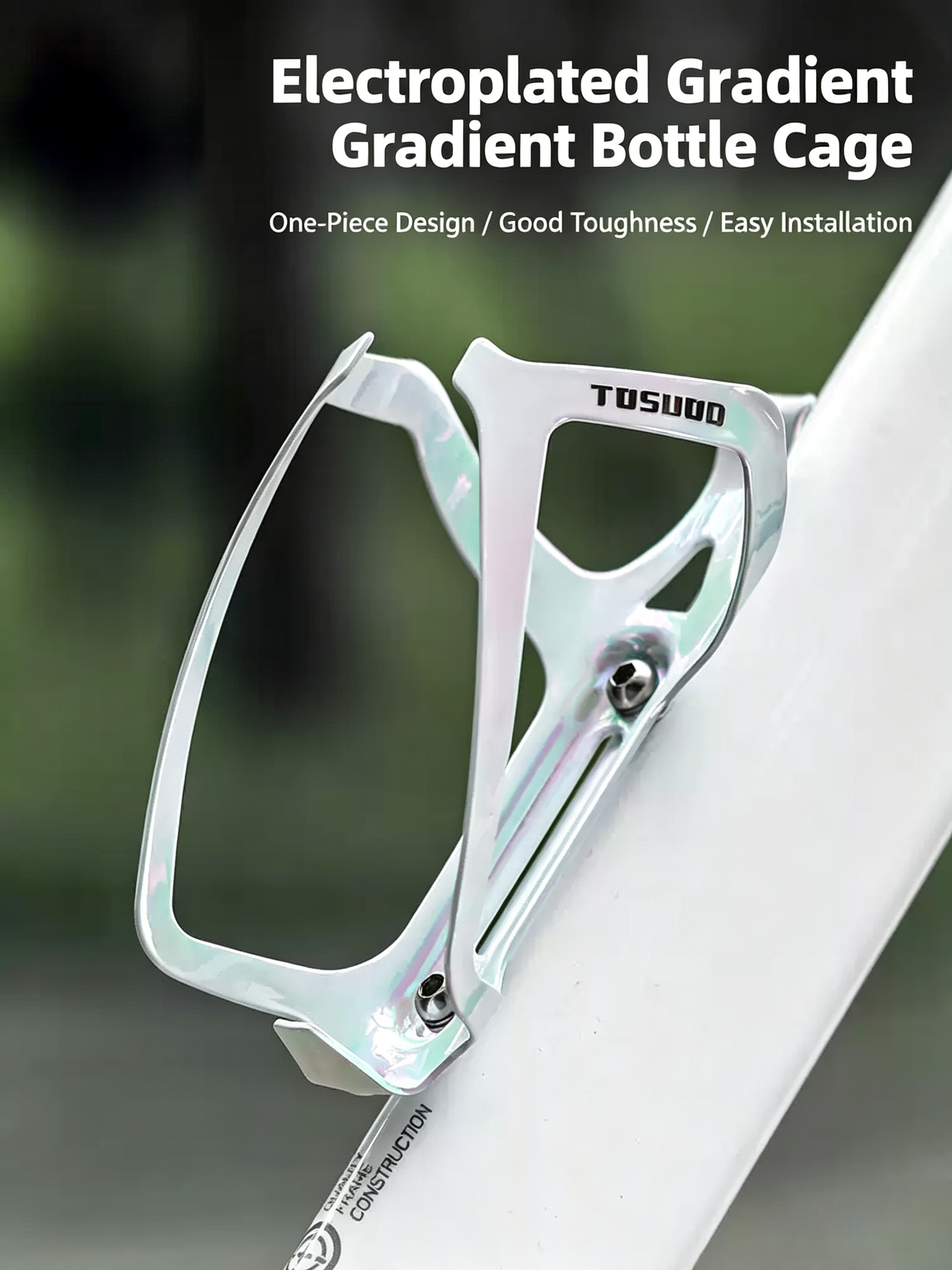 Premium Electroplated MTB Water Bottle Cage