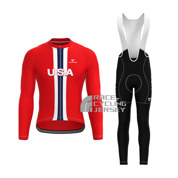 United States Long Sleeves Cycling Kits