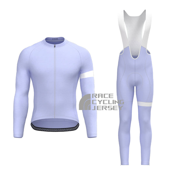 Violet Long Sleeves Cycling Kits