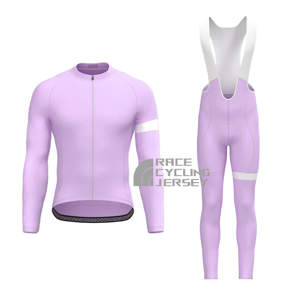 Macaron purple Long Sleeves Cycling Kits