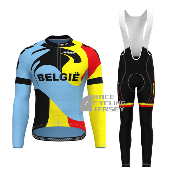 Belgium Long Sleeves Cycling Kits