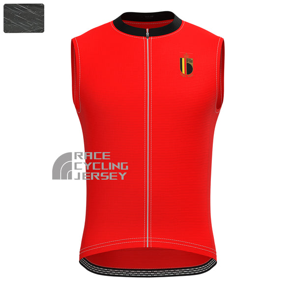 Belgium leon Windproof Sleeveless Cycling Jersey