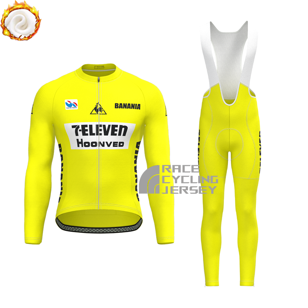 1986 7-Eleven Fleece Long Sleeves Cycling Kits